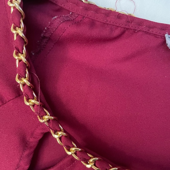 Burgundy blouse - Picture 3 of 8